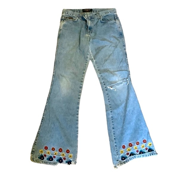 Distressed Vintage Jeans Size 7 - Picture 1 of 16